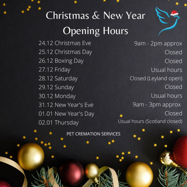 Christmas Opening Hours